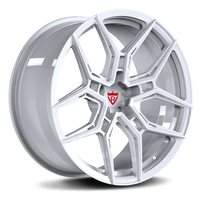 Rv-Mr616: Custom 1 Piece Forged White Wheels 1