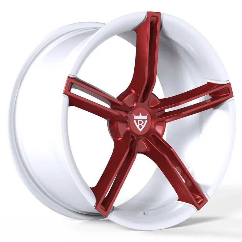 Rv-Ms63b : Custom Forged 1 Piece 5 Spoke Wheels 1