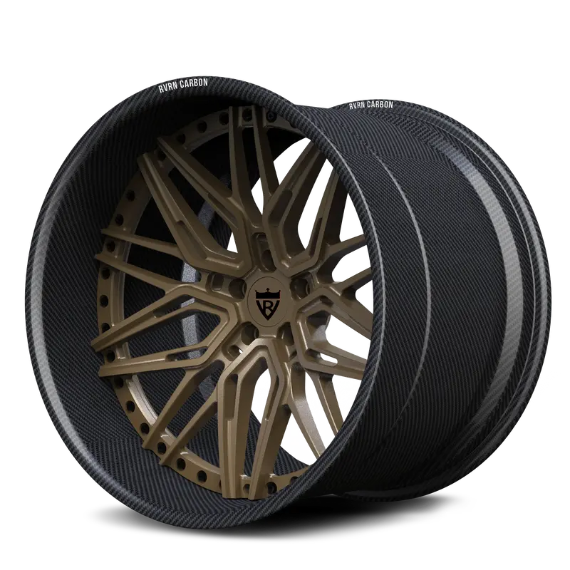 Rv-T081 Cf · Genuine Carbon Fiber Deep Dish Forged Wheels 1