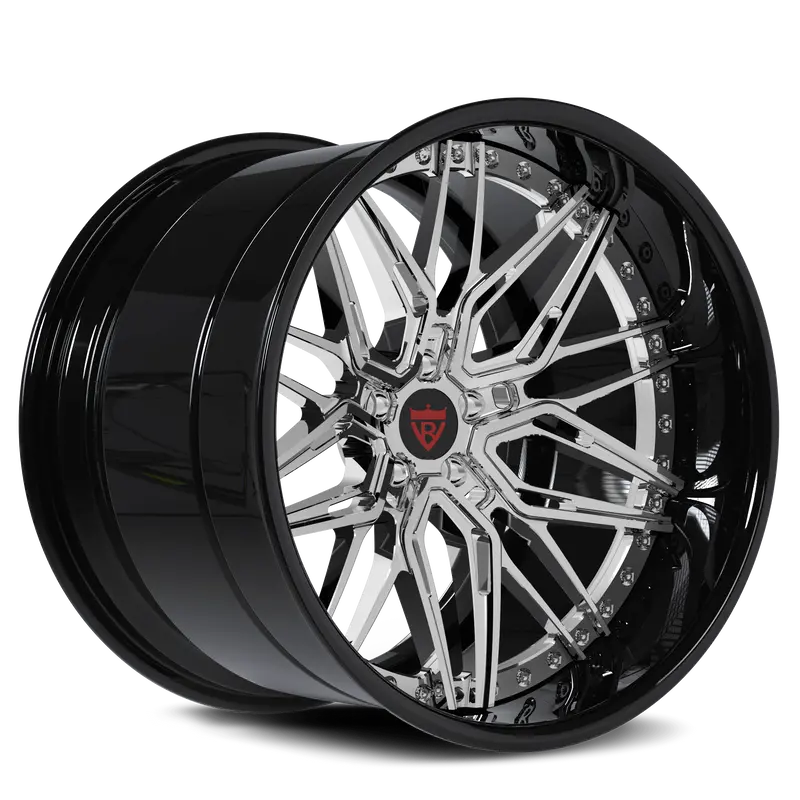 Rv-T081: Custom 2 Piece Forged Deep Dish Wheels 1