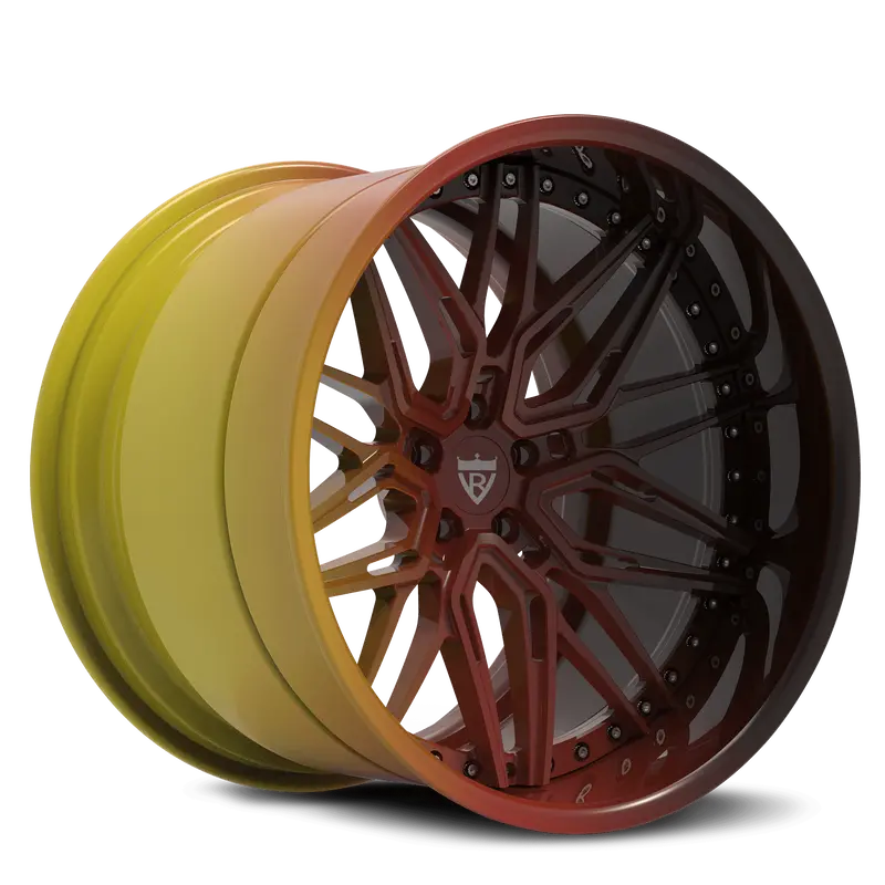 Rv-T081: Custom Deep Dish 3-Piece Forged Wheels 1