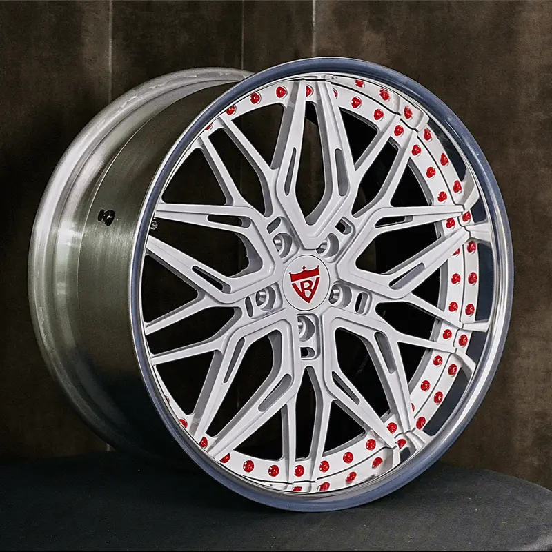 Rv-T081: Custom Forged 2-Piece Deep Dish Wheels For 2024 Ford Mustang Gt 1