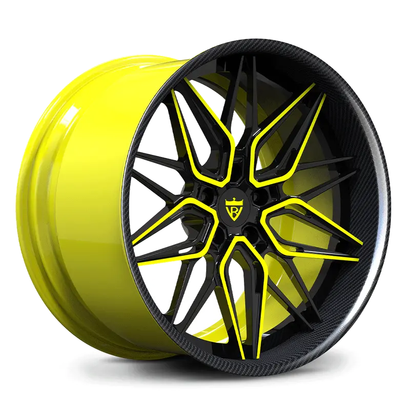 Rv-T081 : Custom Forged 2-Piece Hidden Scrws Deep Dish Wheels 1