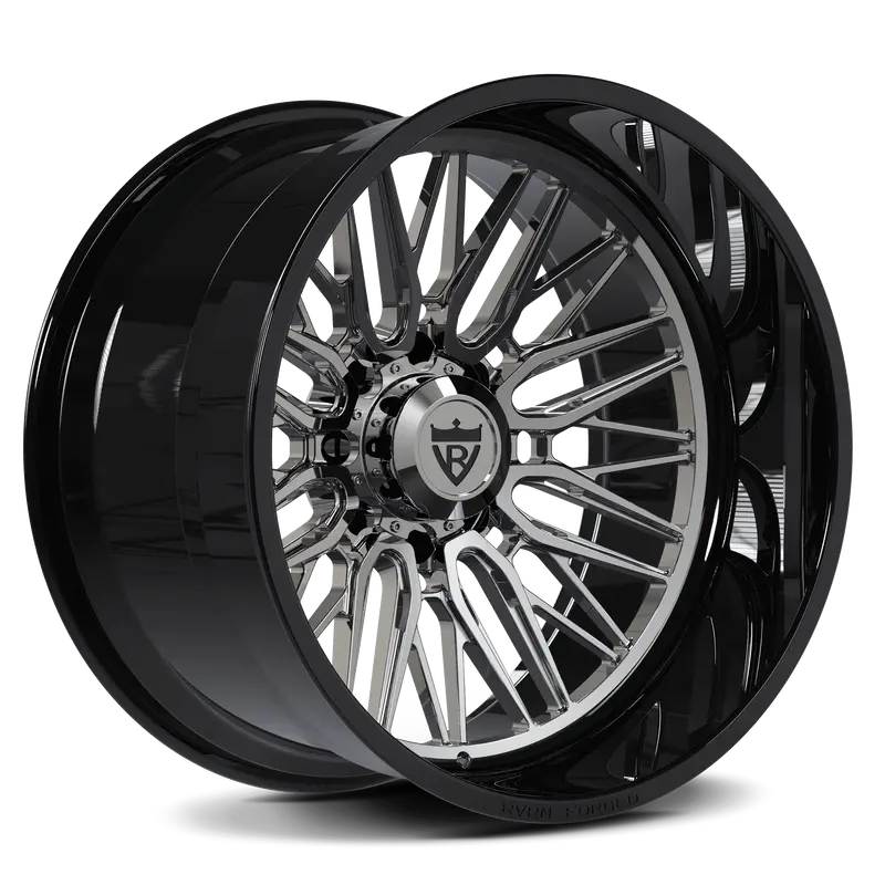 Rv-T081: Custom Forged Monoblock Deep Dish 8 Lug Wheels 1