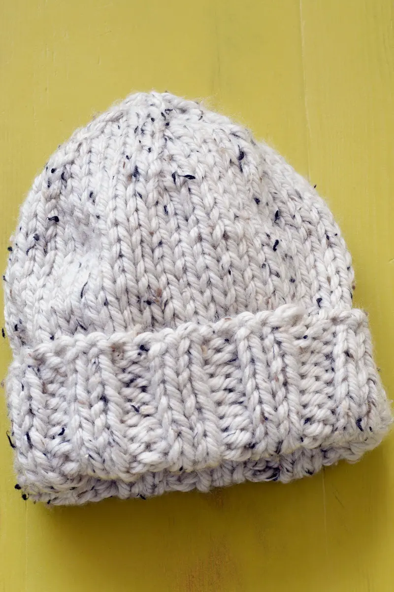 Salt And Pepper Hat Pattern (Knit) 1