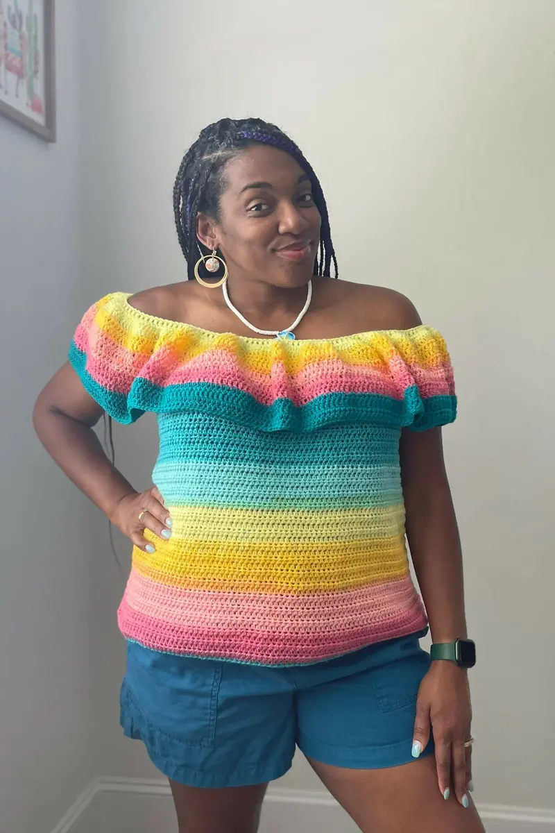 Sea Of Summer Top (Crochet) 1