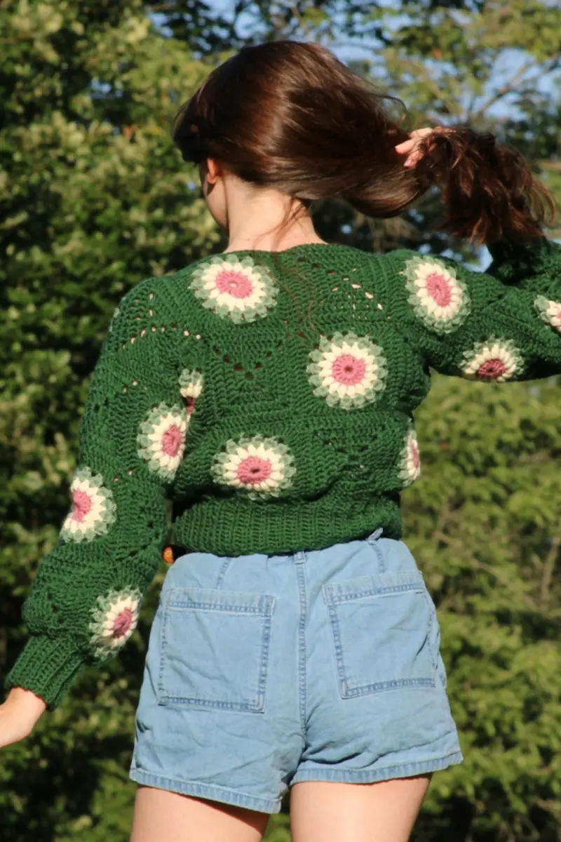 Secret Garden Sweater (Crochet) 1