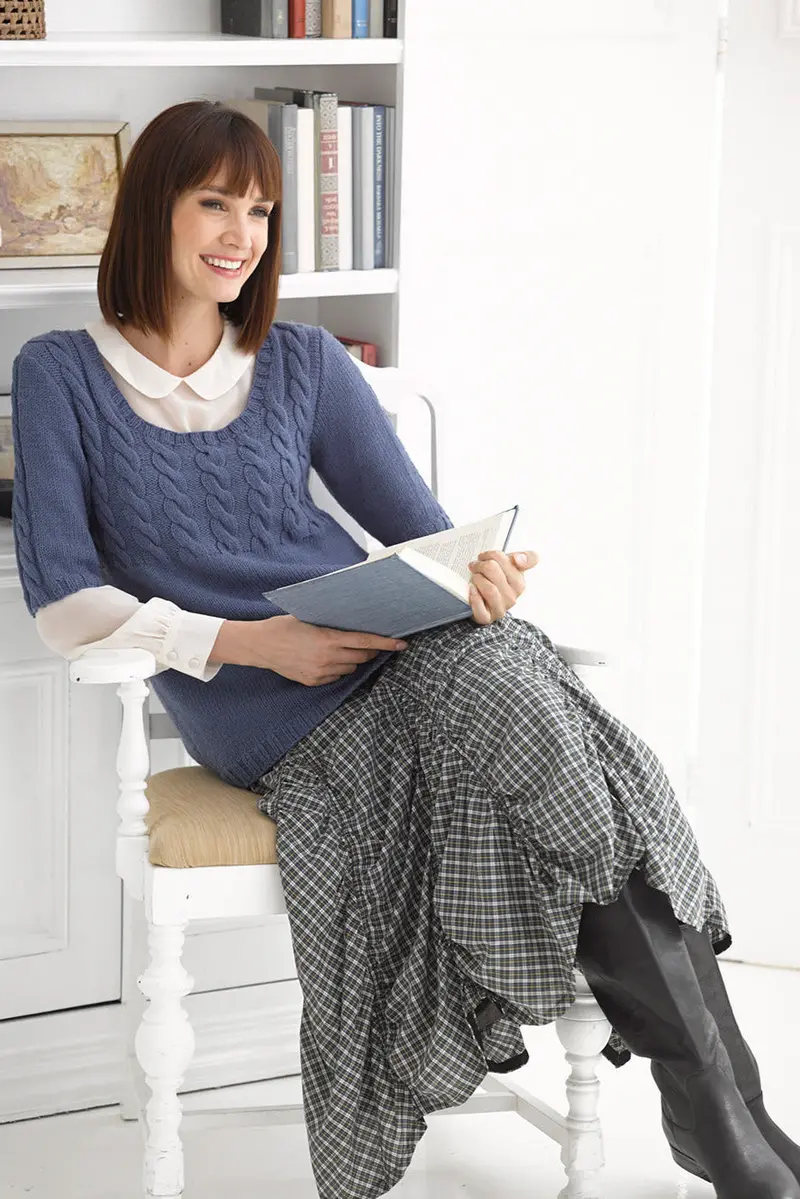 Shaped Cable Top Pattern (Knit) 1