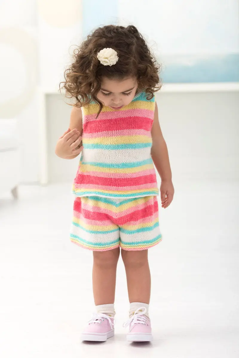 Shorts And Top Set (Knit) - Version 1 1