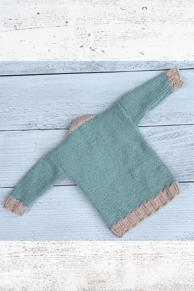 Simple Baby Cardigan (Knit) 2