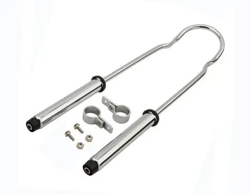 Sissy Bar W/Shock Chrome. 1
