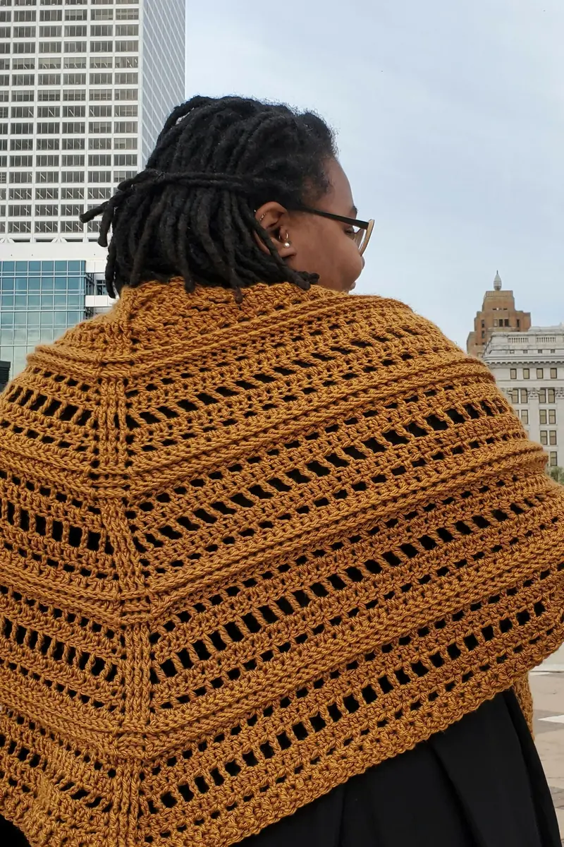 Skylines Shawl (Crochet) 2