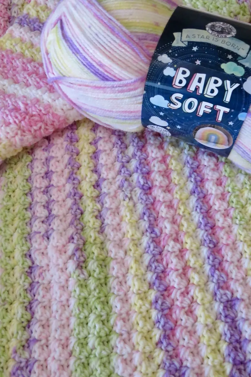 Soft & Sunny Baby Blanket (Crochet) 1
