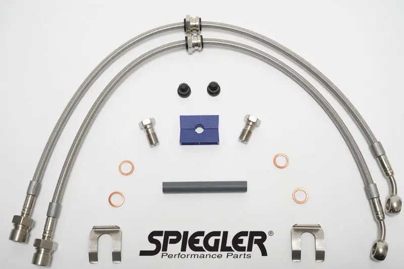Spiegler Stainless Brake Lines - C8 Corvette With Iron Discs - Front 1