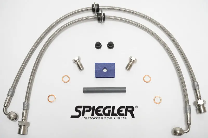 Spiegler Stainless Brake Lines - Front 2016+ Camaro Gen.6 Ss, Ss 1Le, Zl1, Zl1 1Le, Ats-V, Cts-V (V3) 1