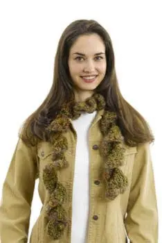 Spiral Ruffled Scarf Pattern (Knit) 1