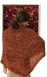 Split Collar Poncho Incredible Version Pattern (Knit) 1