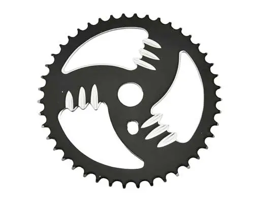 Sprocket Fan 44T 1/2 X 1/8 Black 1
