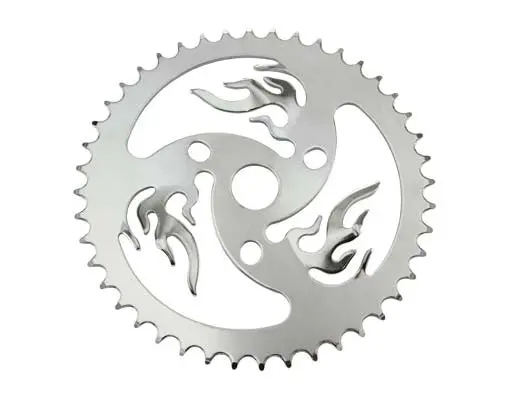 Sprocket Fire 44T 1/2 X 1/8 Chrome. 1