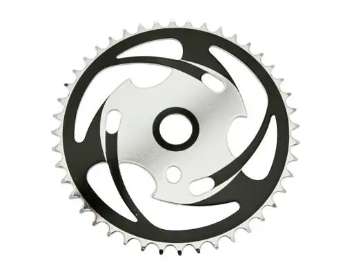 Sprocket Js77 44T 1/2 X 1/8 Chrome/Black 1