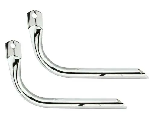 Straight Muffler Chrome. 1