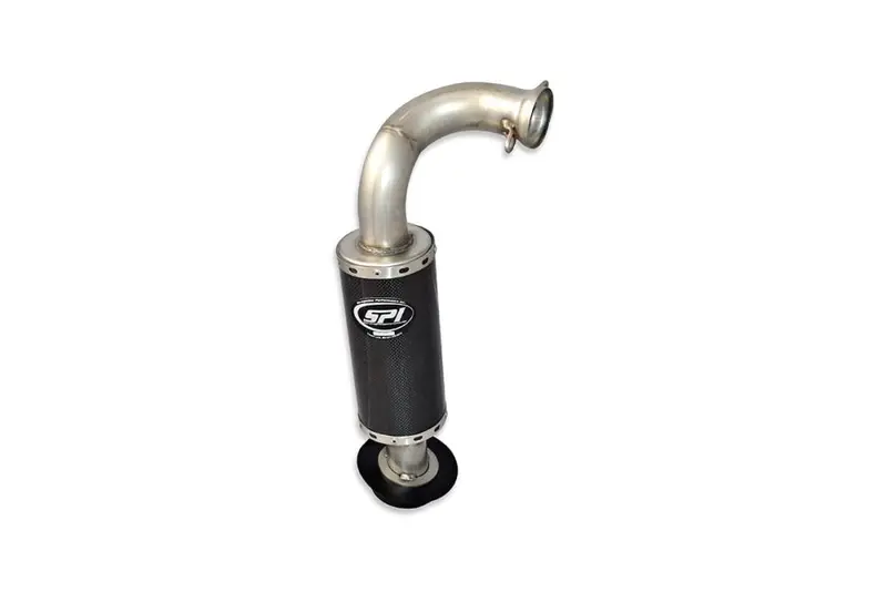 Straightline Carbon Fiber Lightweight Muffler (Full Stainless) 11Lb Weight Savings 1