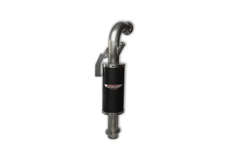 Straightline Carbon Fiber Muffler Stainless Steel 13 Lb Weight Savings 134-204 1