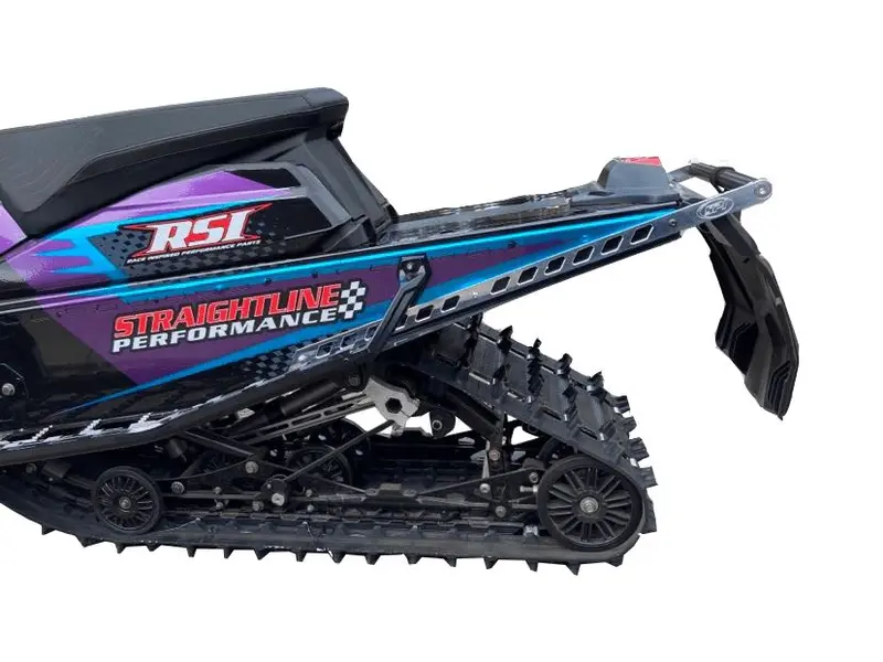 Straightline Carbon Fiber Rear Bumper For 129-137" Tunnel. Machined Aluminum Rails 1