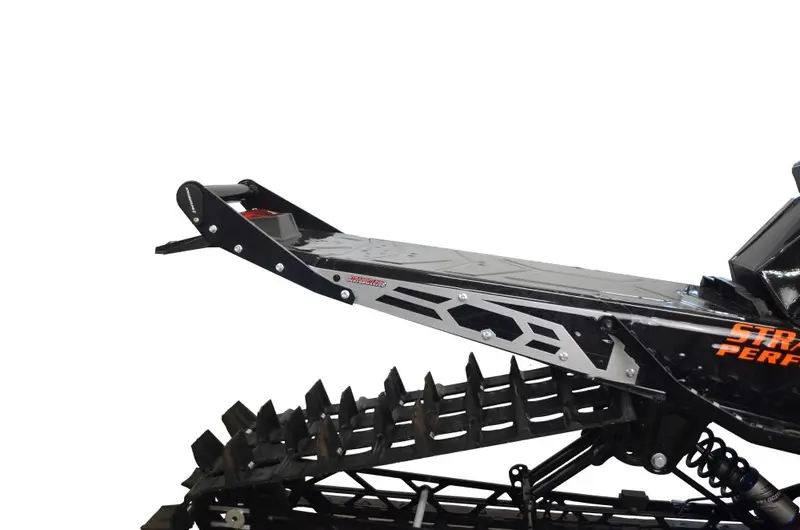 Straightline Hide 'N' Go Rear Bumper 146" Slash Tunnel - Black Handle, Silver Plates Bumper With Built In Storage 1