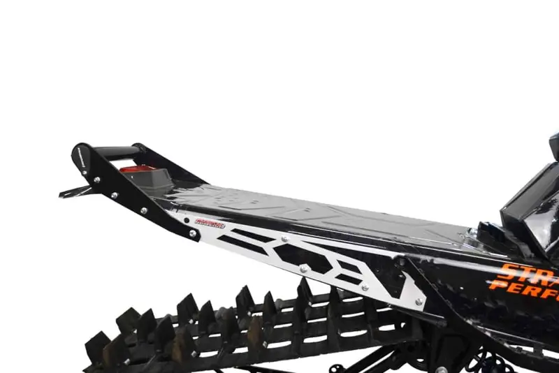 Straightline Hide 'N' Go Rear Bumper 146" Slash Tunnel - Black Handle, White Plates Bumper With Built In Storage 1
