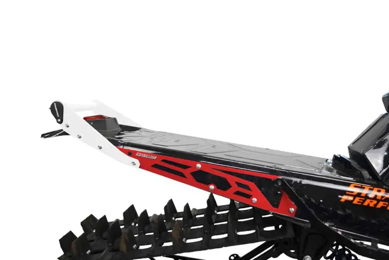 Straightline Hide 'N' Go Rear Bumper 146" Slash Tunnel - White Handle, Black Plates Bumper With Built In Storage 1