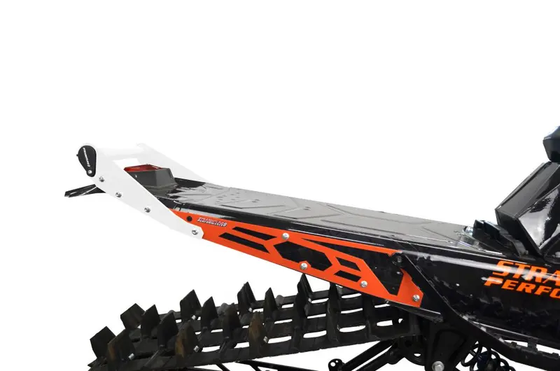 Straightline Hide 'N' Go Rear Bumper 146" Slash Tunnel - White Handle, Orange Plates Bumper With Built In Storage 1