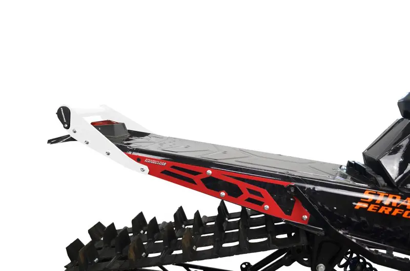 Straightline Hide 'N' Go Rear Bumper 146" Slash Tunnel - White Handle, Red Plates Bumper With Built In Storage 1