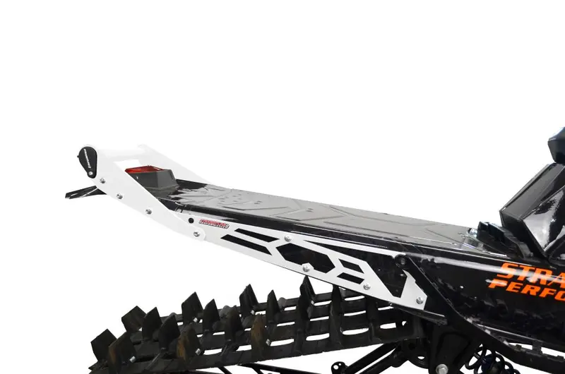 Straightline Hide 'N' Go Rear Bumper 155" Slash Tunnel - White Handle, White Plates Bumper With Built In Storage 1