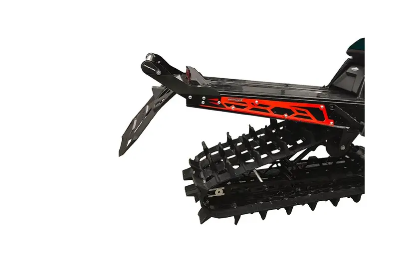Straightline Hide 'N' Go Rear Bumper 155" Track - Red Black Rear Bumper 1