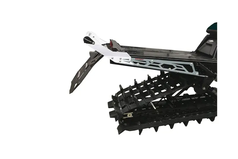 Straightline Hide 'N' Go Rear Bumper 155" Track - Silver White Rear Bumper 1