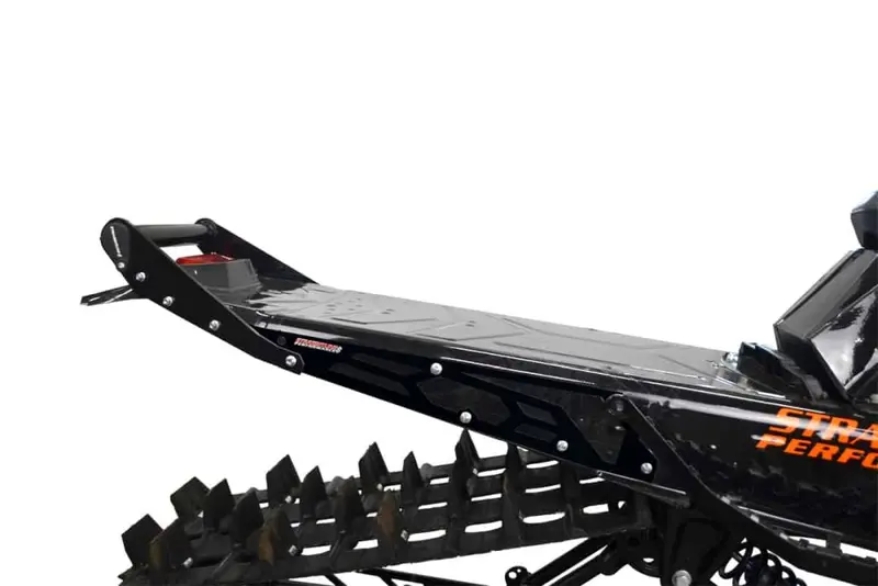 Straightline Hide 'N' Go Rear Bumper 163-165" Slash Tunnel - Black Handle, Black Plates Bumper With Built In Storage 1