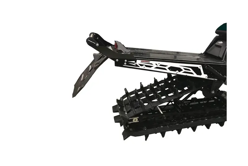 Straightline Hide 'N' Go Rear Bumper 163" Track - White Black Rear Bumper 1