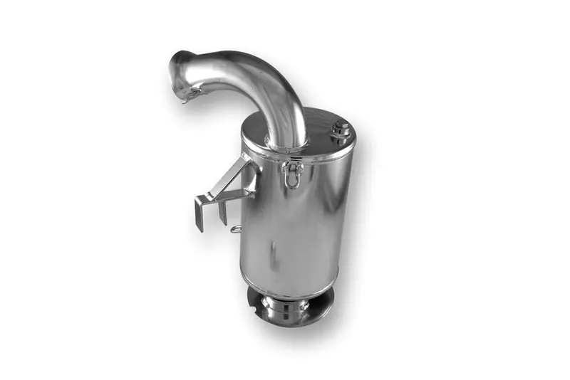Straightline Lightweight Muffler Ceramic Coated (Non Ho Carb Engine) 8Lb Weight Savings 1