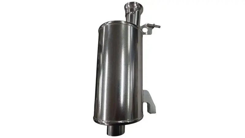 Straightline Lightweight Muffler Ceramic Coated (Quiet Version) 8Lb Weight Savings 1