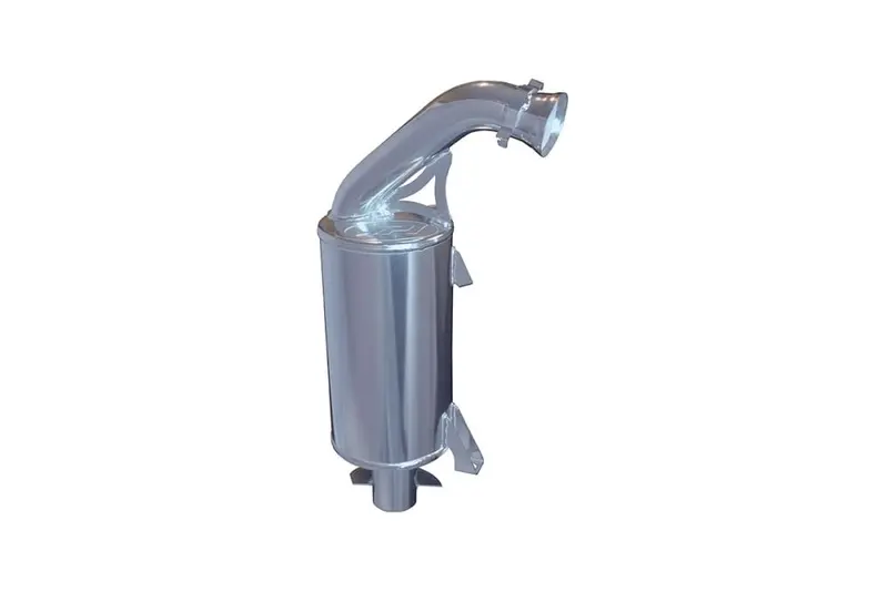 Straightline Lightweight Muffler Ceramic Coated (Sae Compliant Muffler) 7.5 Lbs. Weight Savings 1