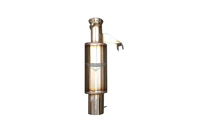 Straightline Ultra Lite Muffler Polished Stainless Steel 14Lbs Weight Savings 1
