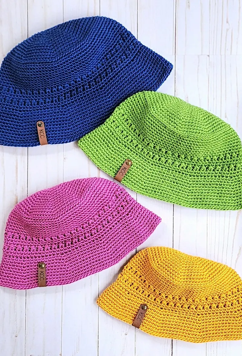 Summer City Bucket Hat (Crochet) 1