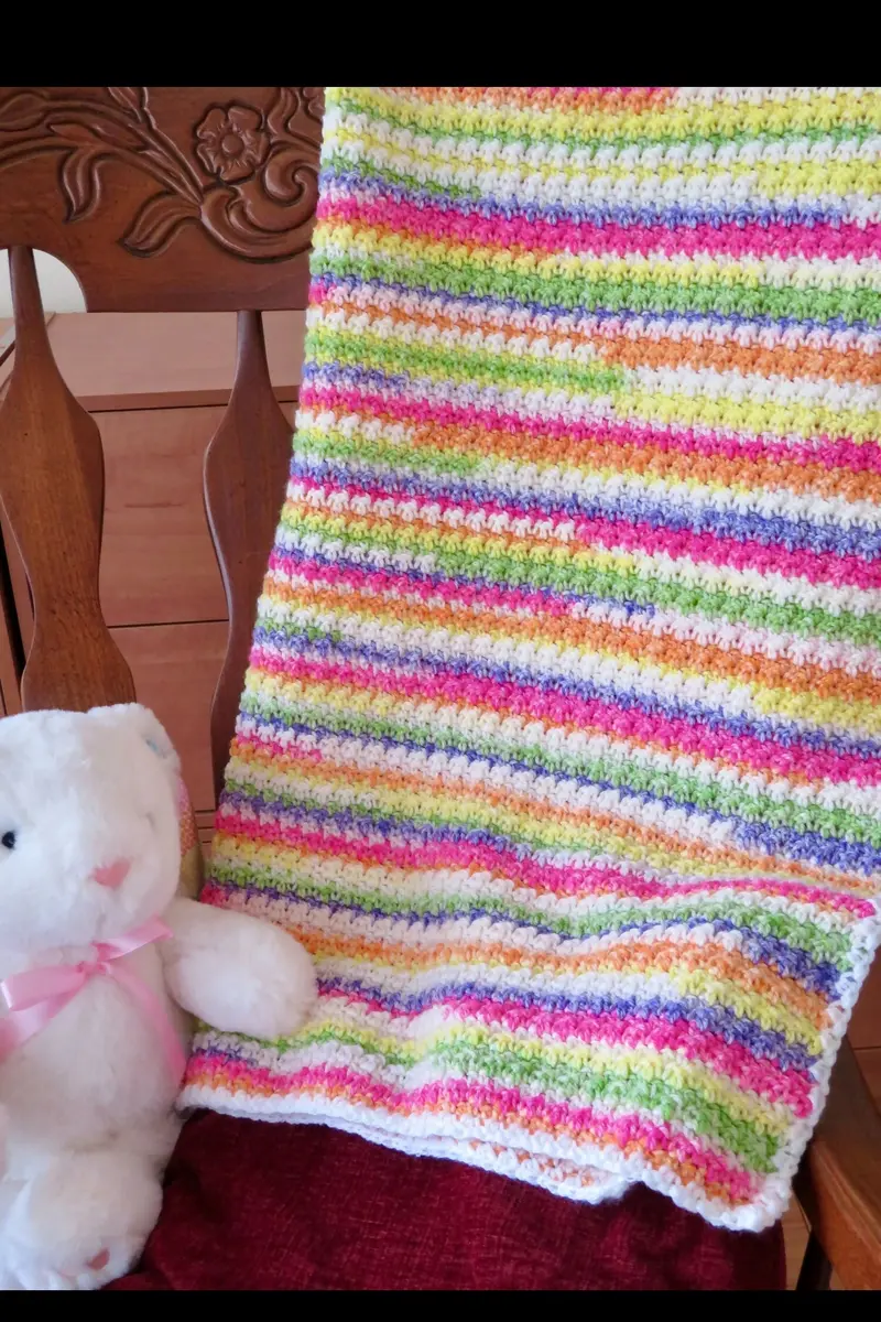 Sundae Treats Ice Cream Baby Blanket (Crochet) 1