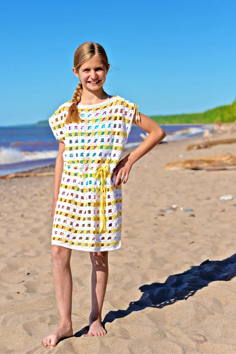 Sunny Days Beach Cover-Up (Crochet) 1