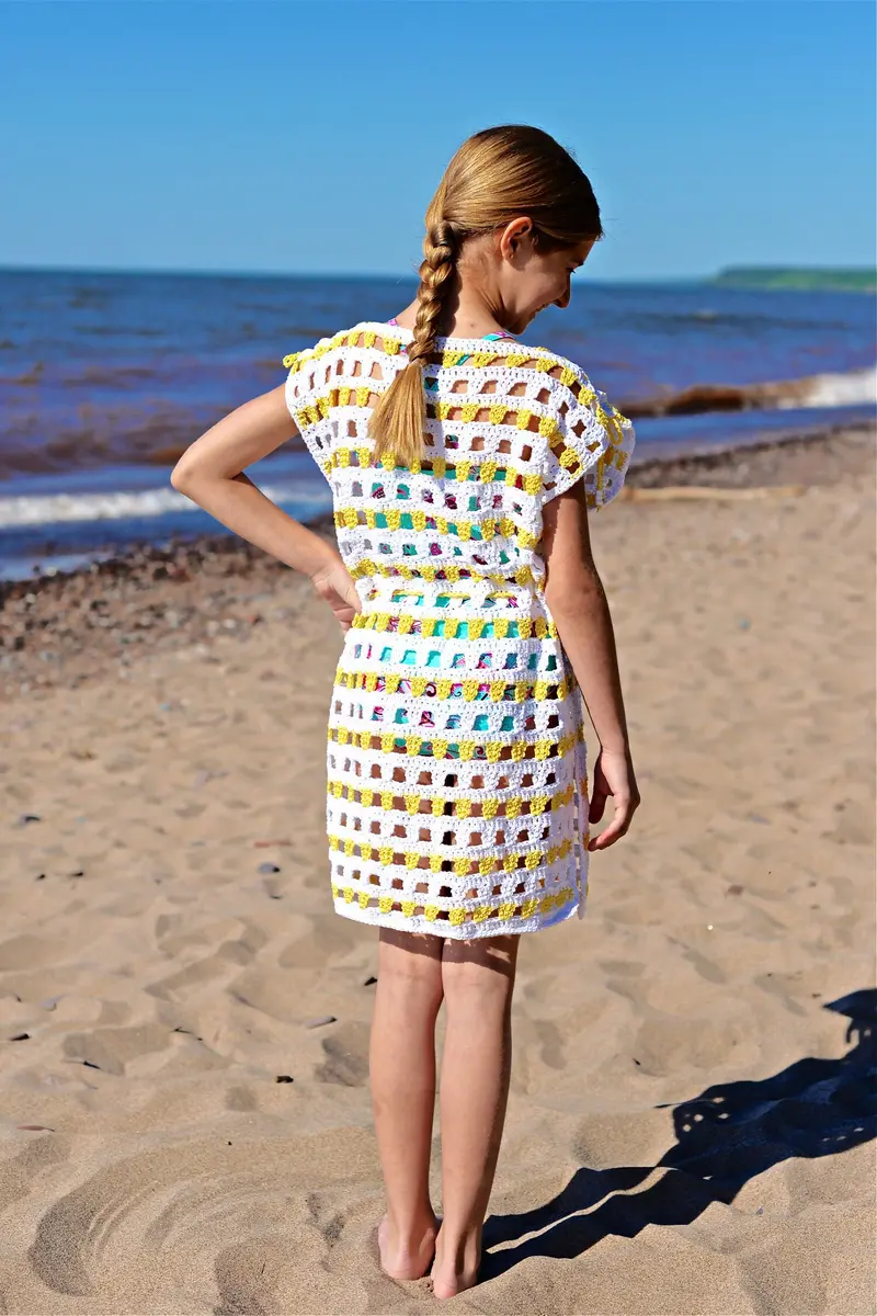 Sunny Days Beach Cover-Up (Crochet) 2