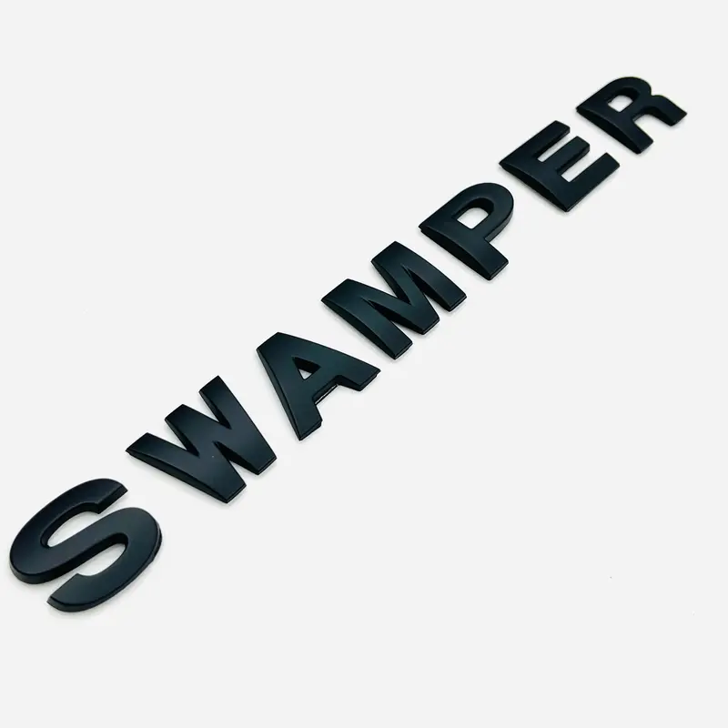 Swamper Badge Matte Black 1