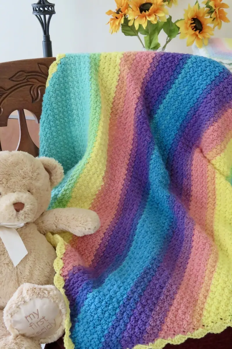 Sweet Dreams Suzette Baby Blanket (Crochet) 1