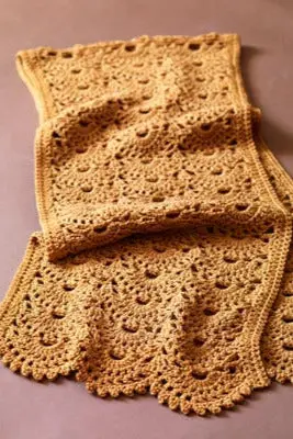 Sweet Scallops Shawl Pattern (Crochet) 1