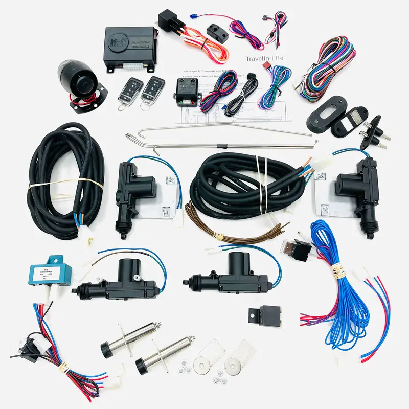 T4 3Dr & Tailgate Central Locking Kit & Deluxe Car Alarm 1